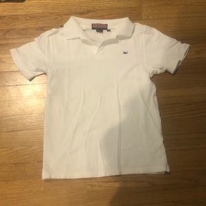 Vineyard Vines white boys polo